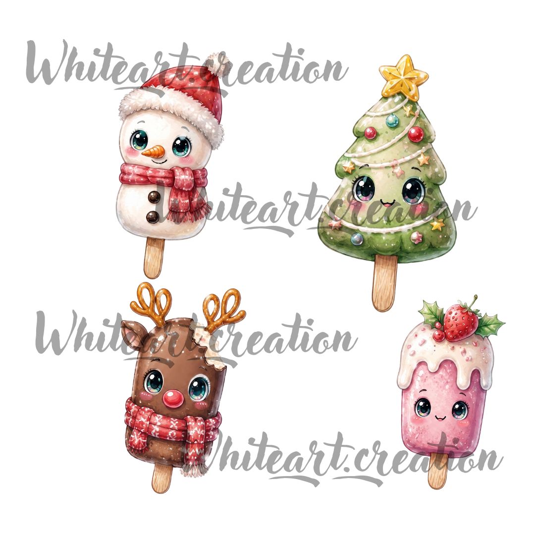 Christmas ice cream pngs