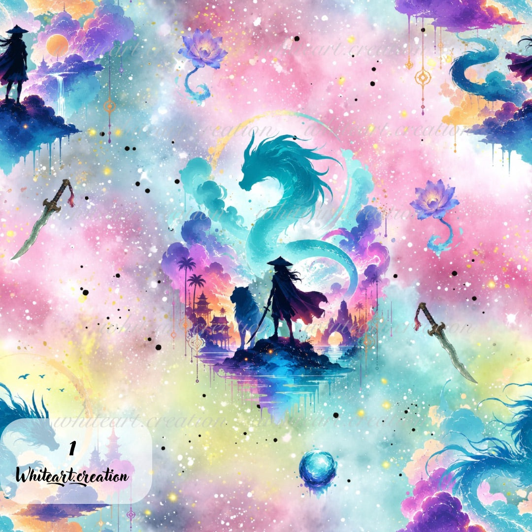 Princess with dragon 1