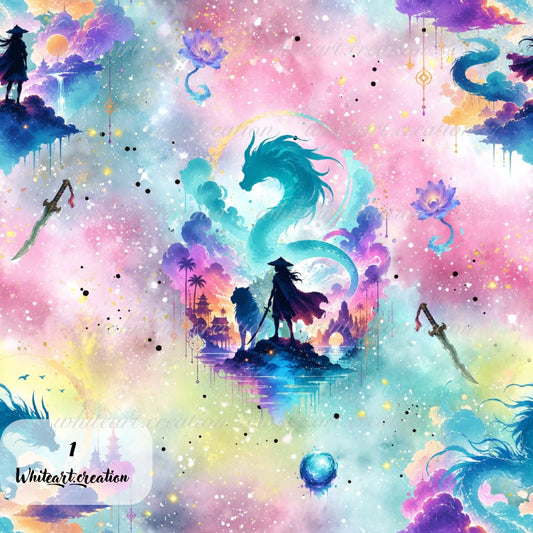 Princess with dragon 1